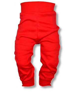 czerwone spodnie dziecięce