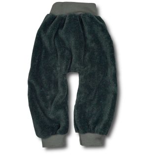 ciepłe spodnie z futerka na zimę ciemnoszare