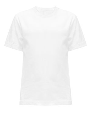 biała koszulka t-shirt bez nadruków na wf