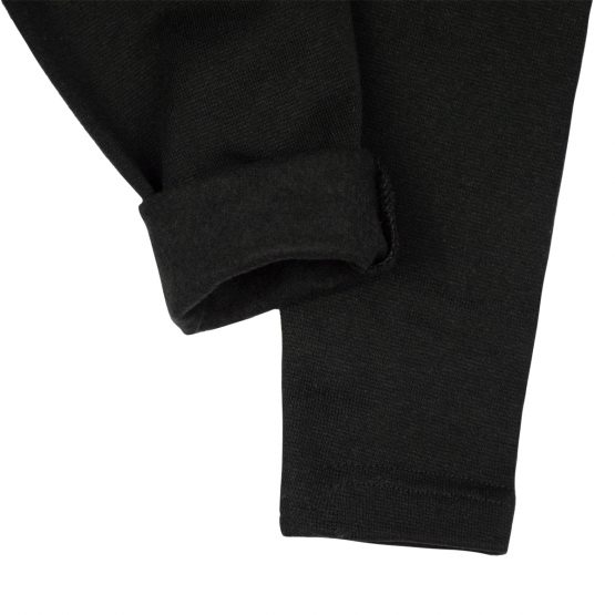 czarne legginsy dla dziewczynki lekko ocieplane magiczne cekiny