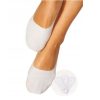 białe stopki baleriny damskie cięte laserowo do wyciętych butów gładkie