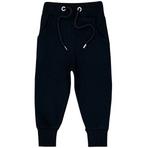 spodnie dresowe z meszkiem czarne czarne spodnie dziecięce dla dziecka ze sznukiem w pasie z meszkiem bezuciskowe dresówka z dresówki