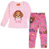 piżama dla dziewczynki dziecięca bardzo ciepła z polaru futerka otulająca psi patrol różowa Skye