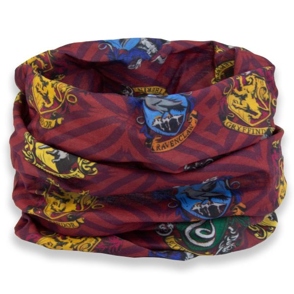 komin szalik opaska chusta na głowę gumka do włosów wiosna jesień bordowy Harry Potter