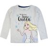 szara bluzka koszulka długi rękaw bawełniana dla dziewczynki Frozen Kraina Lodu Elza dziewczęca z bajki na prezent CiuchCiuch