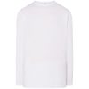 biała koszulka bluzka gładka długi rękaw bawełniana dziecięca Komunia unisex CiuchCiuch