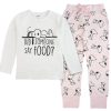 Piżama dziewczęca bawełniana Snoopy biała różowa pomysł na prezent