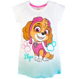 Koszula nocna dziewczęca Psi Patrol dla dziewczynki letnia piżama na lato lekka przewiewna