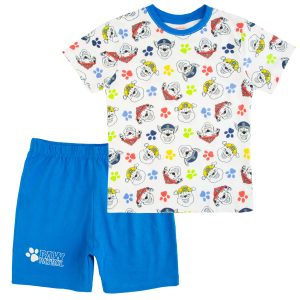 Piżama chłopięca KR Psi Patrol - kolorowy nadruk dla chłopaka chłopca chłopięca letnia piżamka
