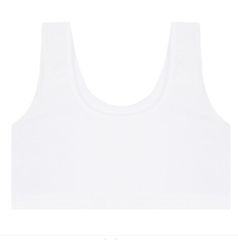 2x Top sportowy dla dziewczynki - biały - obrazek 2